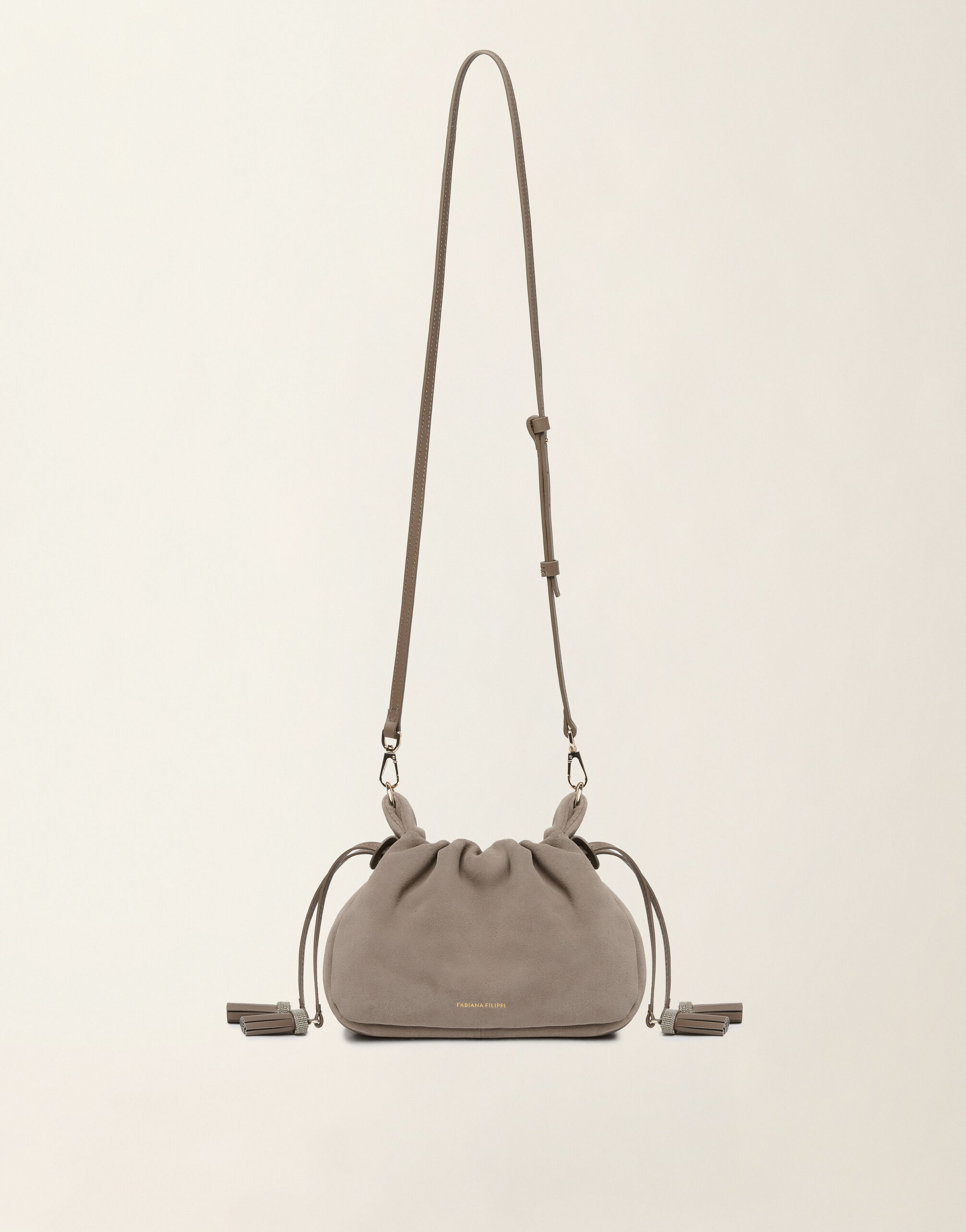 Suede Muffin bag, falcon Fabiana Filippi Suede Muffin bag, falcon Falcon BGD226A806M5640000