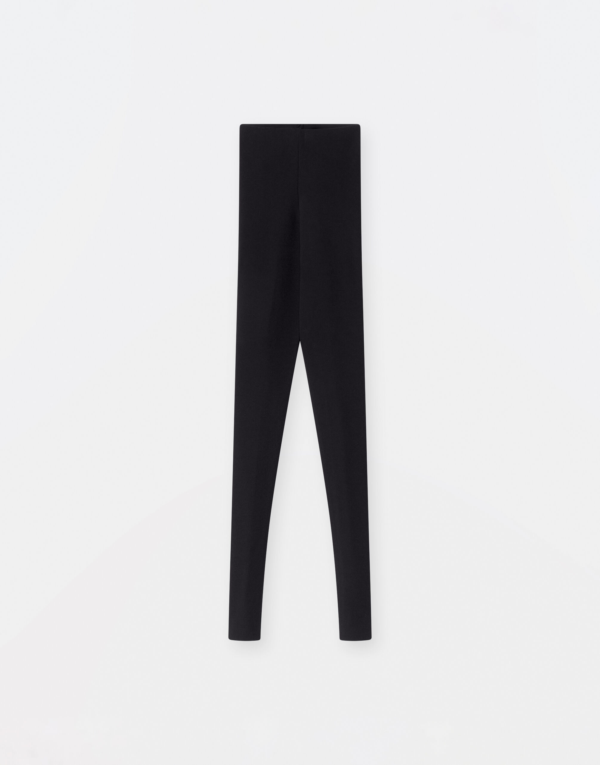 Fabiana Filippi Leggings aus Viskose, Schwarz SCHWARZ PAD274F656D5440000