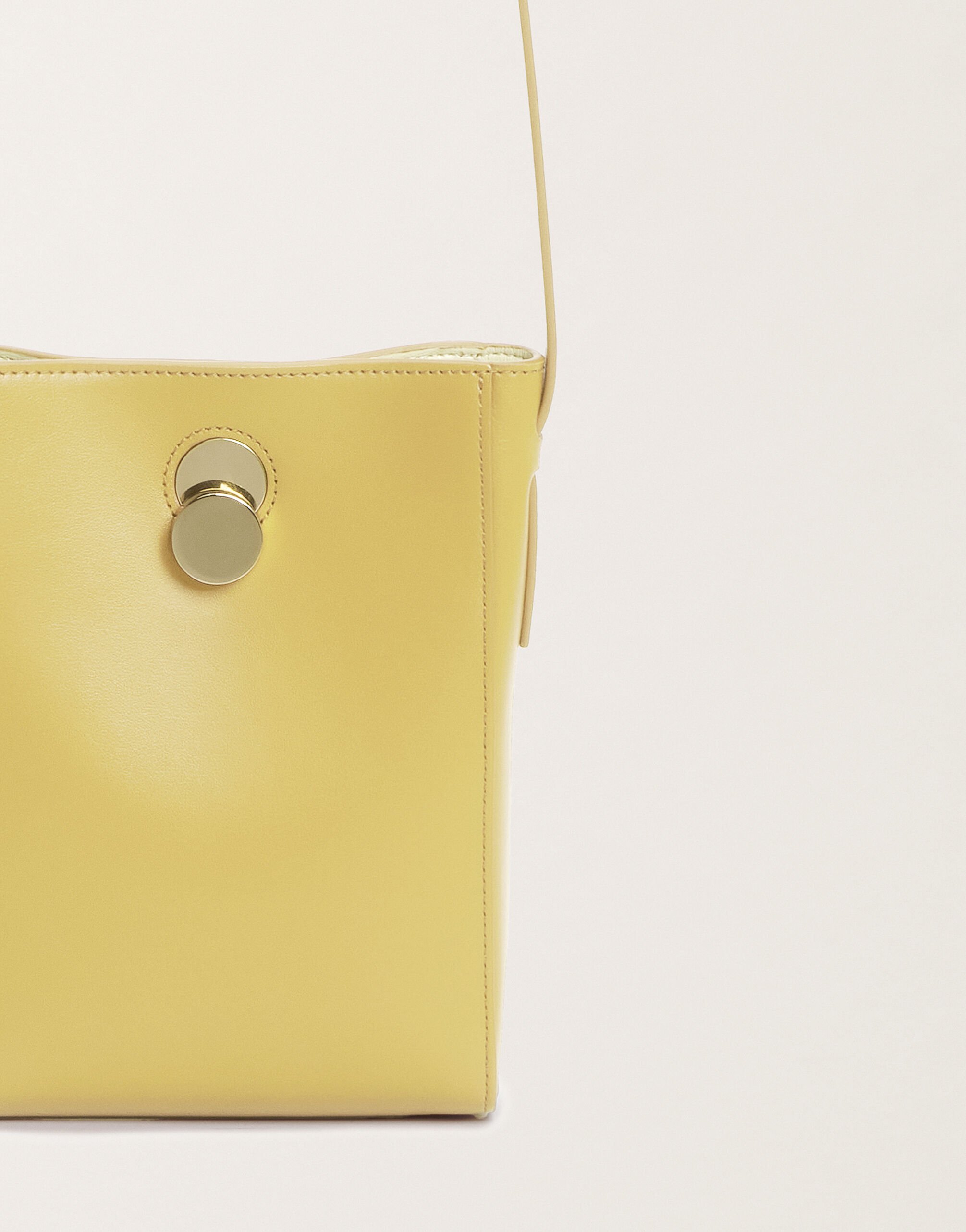 Fabiana Filippi Eclissi calfskin mini bag, cedar YELLOW AAD265A828L2140000