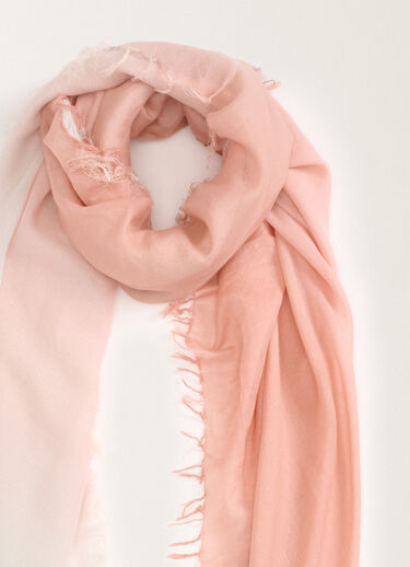 Fabiana Filippi Gradient-print cotton scarf, blush, candy and ice PINK SAD265A800L2030000