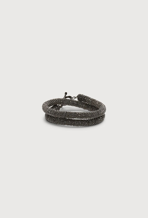 Fabiana Filippi Shiny bracelet, gunmetal grey BXD274A964H1590000