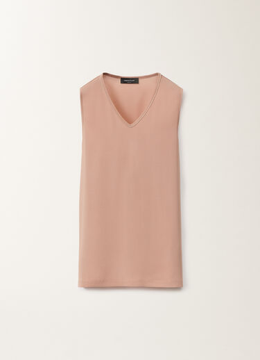 Fabiana Filippi Stretch sablé vest top, blush PINK TPD265F773L2350000