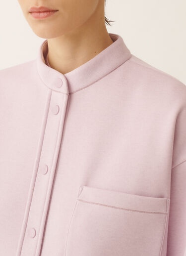 Fabiana Filippi Hemd aus Scuba-Kaschmir, rosa-lila Fliederrosa GCD266F302L7490000