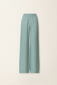 Fabiana Filippi Pantalon en laine et soie avec paillettes, vert Vert PAD216F391D2960000