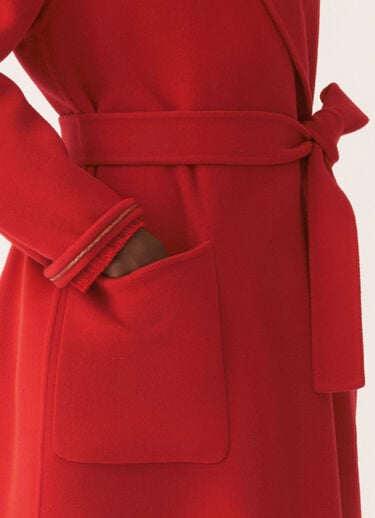 Fabiana Filippi Double-faced wool and cashmere coat, lacquer Red CTD225F680L6390000