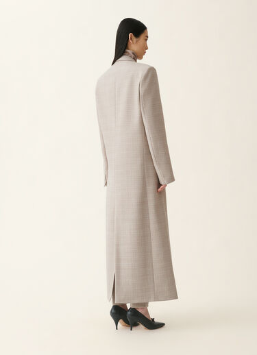 Cappotto doppiopetto in mouliné, moka meringa Fabiana Filippi Cappotto doppiopetto in mouliné, moka meringa Moka meringa CTD216F201D9830000