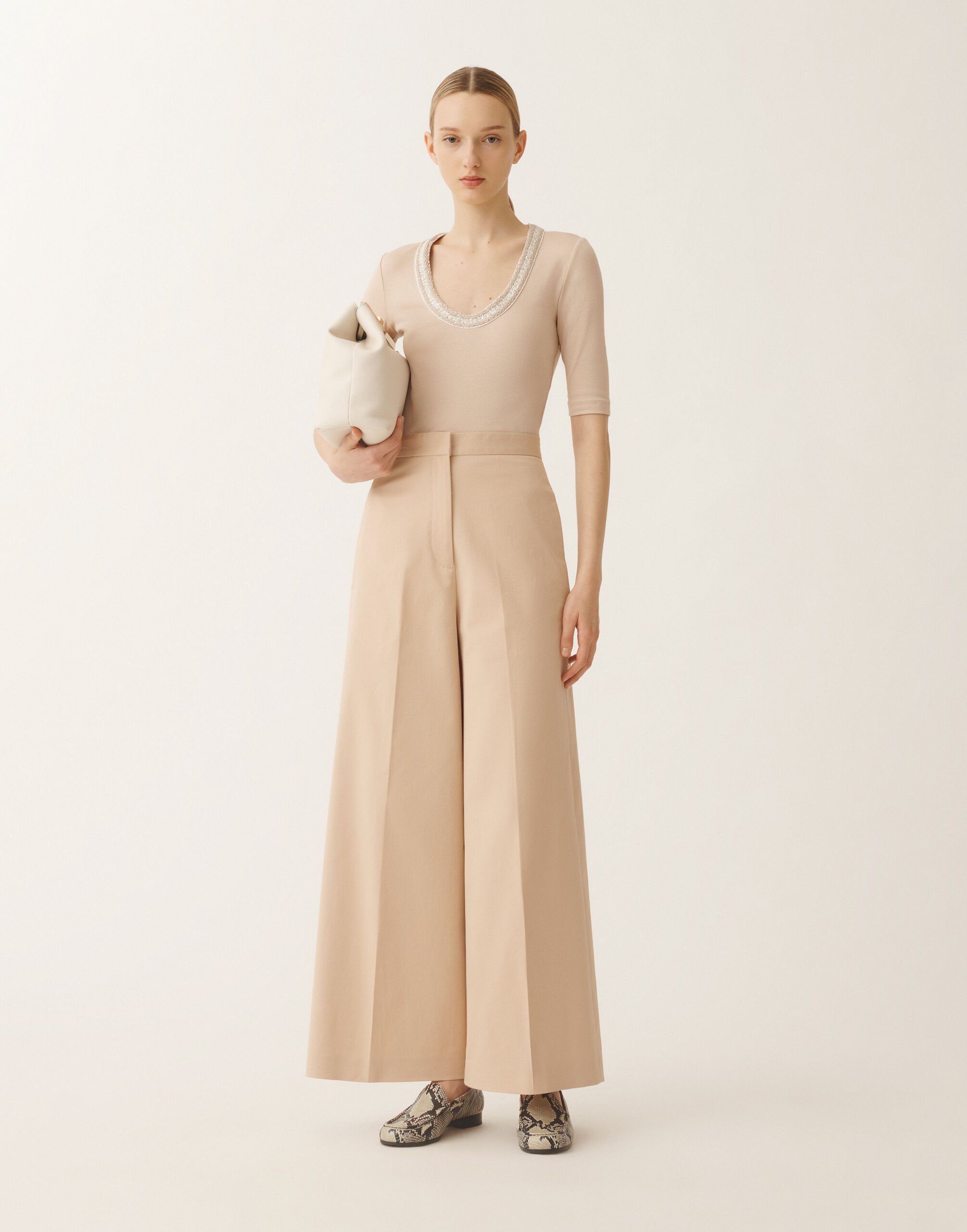 Fabiana Filippi T-shirt en jersey, sable SABLE JED275F151L4540000