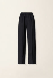 Fabiana Filippi Gubbio trousers in bistretch cool wool, midnight blue Midnight blue PAD216F322M2760000