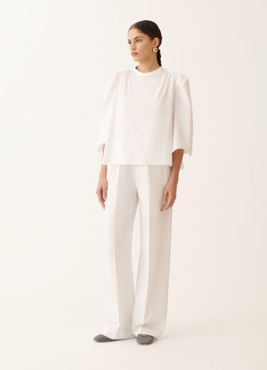 Optical white jersey T-shirt Fabiana Filippi Optical white jersey T-shirt OPTICAL WHITE JED276F576M1850000