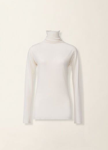 Maglia dolcevita in cashmere e seta, rafia Fabiana Filippi Maglia dolcevita in cashmere e seta, rafia Rafia MAD216F103N9070000