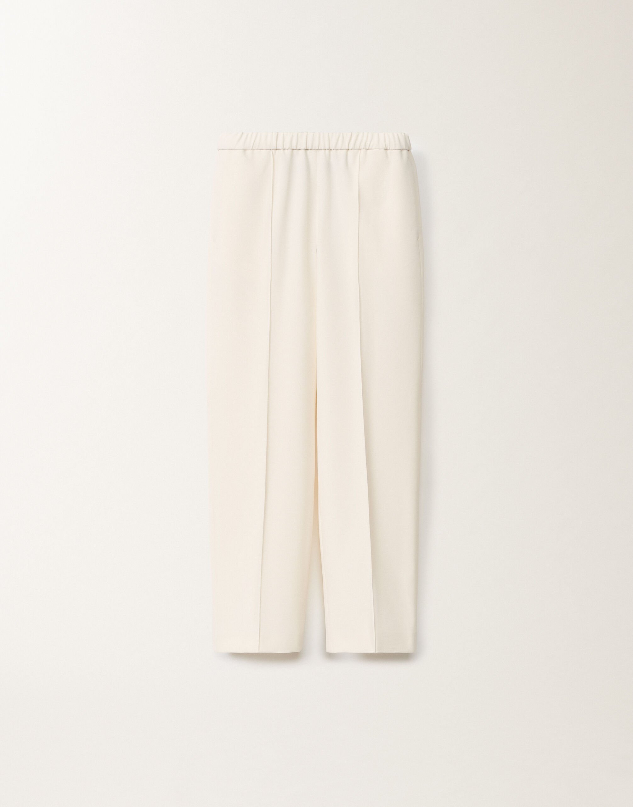Fabiana Filippi Gubbio techno tailoring jogging trousers, butter WHITE PAD265F322D8070000