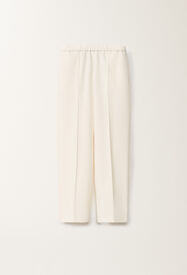 Fabiana Filippi Gubbio techno tailoring jogging trousers, butter WHITE PAD265F322D8070000