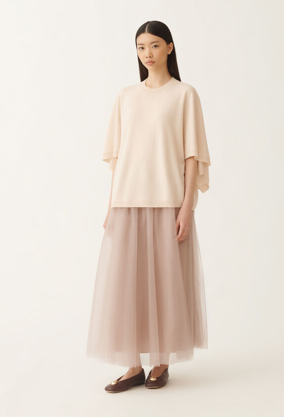 Fabiana Filippi Platinum sweater, cream PINK MAD215F047L5170000
