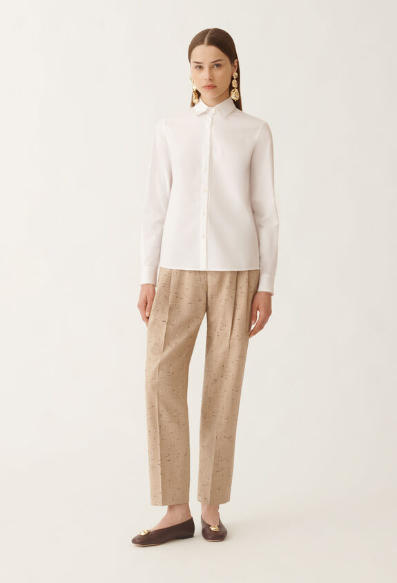 Fabiana Filippi Poplin shirt, white WHITE CAD215F233L5820000