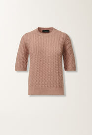 Fabiana Filippi Pull en Platinum mohair, rose fumée ROSE MAD215F074L5510000