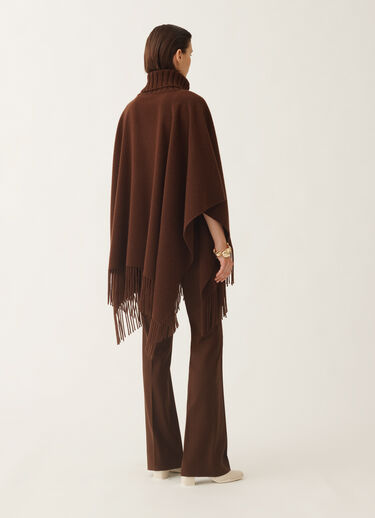 Fabiana Filippi Cape in Platin, Ebenholz Braun SAD215A802L8420000