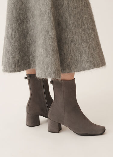 Fabiana Filippi Ankle boots in suede, smoke Grey ASD225A969L8290000