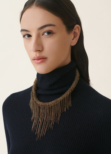 Collier ras-de-cou en filo diamante, marron Fabiana Filippi Collier ras-de-cou en filo diamante, marron Marron BXD216A867M5250000