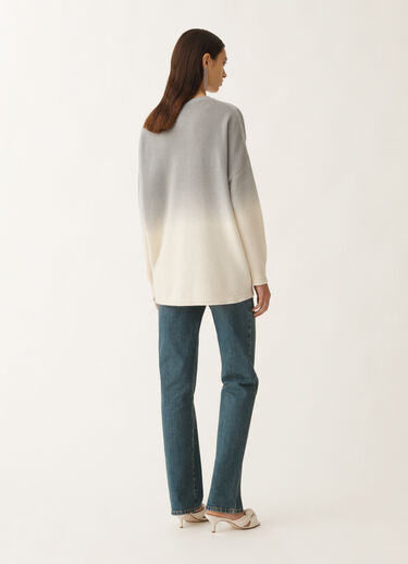 Fabiana Filippi Pull en Platinum dégradé, cendre GRIS MAD265F104L1600000