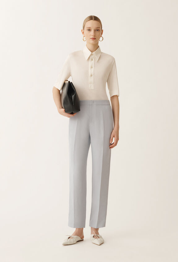 Fabiana Filippi リネン＆ビスコース Montefalco パンツ（モーブ） ラベンダー PAD275F326L3100000