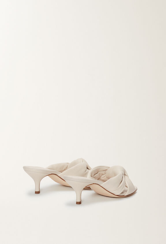 Fabiana Filippi NAPPA MULES WITH KNOT DETAIL BUTTER ASD274A926H1400000