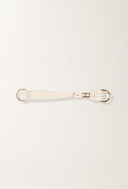 Fabiana Filippi Calf leather scarf handle, butter BUTTER AAD276A933M0720000