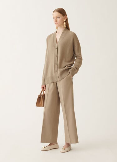 Fabiana Filippi Cardigan aus Kaschmir, Oliv Braun MAD215F014N9000000