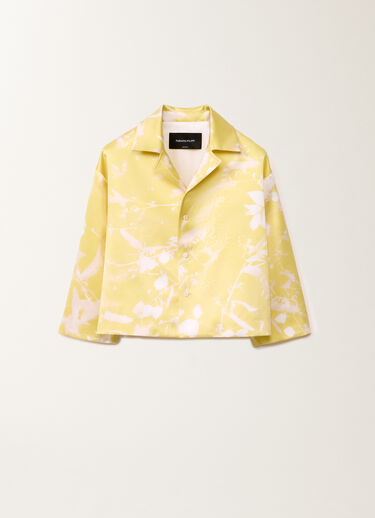 Fabiana Filippi Jacke mit Print Tilia aus Seide, zederfarben GELB GCD265F232D8270000
