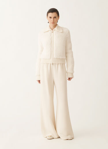Fabiana Filippi Mink cardigan, white White PLD225F277L6460000