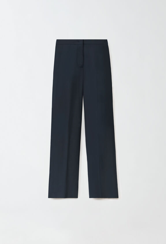 Fabiana Filippi Hose aus Cool-Wool Deruta, Mitternachtsblau BLAU PAD214F320D6200000