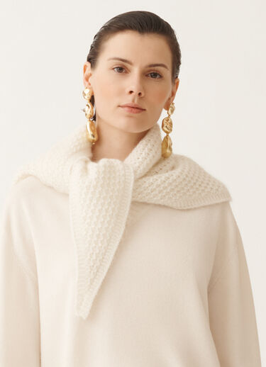 Fabiana Filippi Foulard aus Platinum-Mohair, Rafia Rosa SAD215A919L5510000