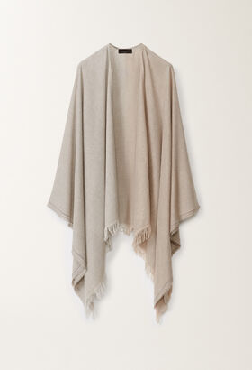 Fabiana Filippi Jacquard viscose cape SAND SAD265A803L2740000