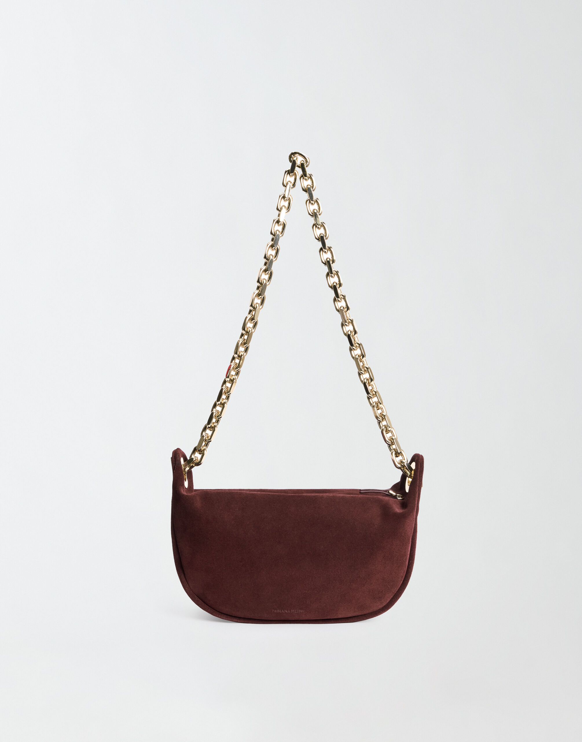 Nappa leather bag with eyelets burgundy for Women Fabiana Filippi
