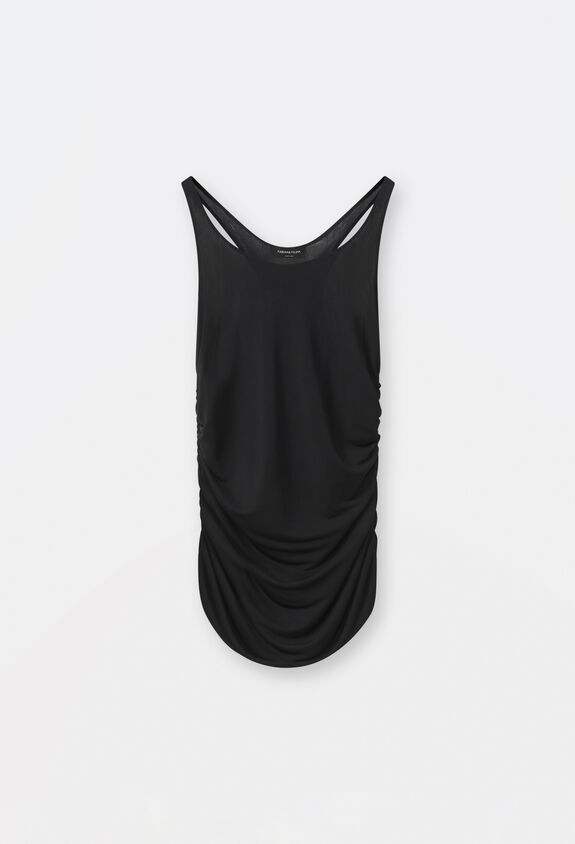 Fabiana Filippi Camiseta sin mangas en punto de viscosa, negro negro JED264F088D6400000
