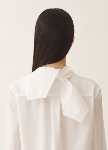 Fabiana Filippi Shirt in poplin, optic white White CAD225F782D6500000