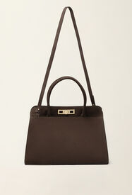 Fabiana Filippi Grand sac à main en daim, ébène ébène BGD216A851M5000000