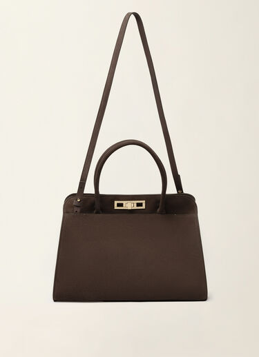 Grand sac à main en daim, ébène Fabiana Filippi Grand sac à main en daim, ébène ébène BGD216A851M5000000