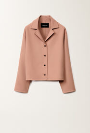 Fabiana Filippi Double wool jacket, blush PINK CTD265F225D8040000
