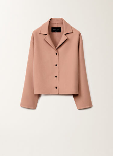 Fabiana Filippi Jacke aus Double-Gewebe aus Wolle, blush ROSA CTD265F225D8040000