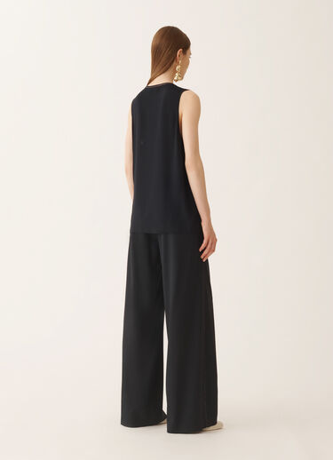 Fabiana Filippi Stretch sablé top, midnight blue BLUE TPD265F773L2350000