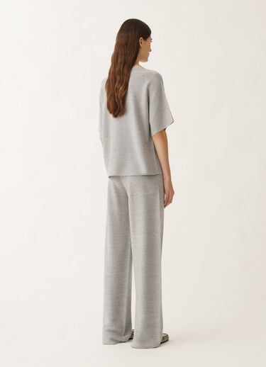 Fabiana Filippi Cotton and lurex sweater, rock grey GREY MAD265F097L2330000