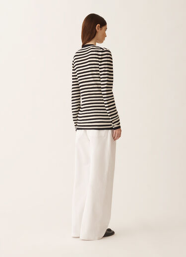 Fabiana Filippi Cardigan en coton biologique avec micro paillettes, beurre et bleu BLEU MINUIT MAD276F471M1660000