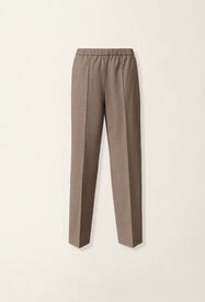 Fabiana Filippi Bistretch cool wool jogging trousers, falcon Falcon PAD216F322M2760000