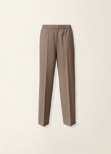 Fabiana Filippi Bistretch cool wool jogging trousers, falcon Falcon PAD216F322M2760000