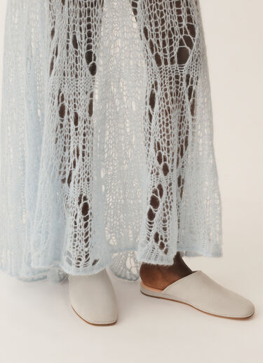 Fabiana Filippi Suede slippers in ice grey Gray ASD266A820M0200000