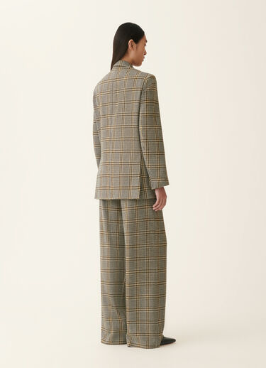 Fabiana Filippi Double-breasted check jersey jacket, gray Gray GCD226F179M4050000
