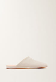 Fabiana Filippi Suede slippers in ice grey Gray ASD266A820M0200000