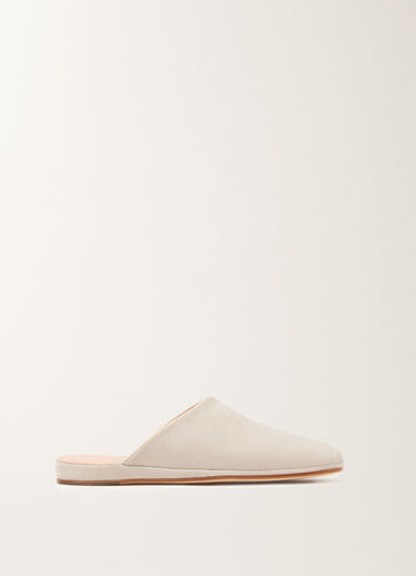 Fabiana Filippi Suede slippers in ice grey Gray ASD266A820M0200000