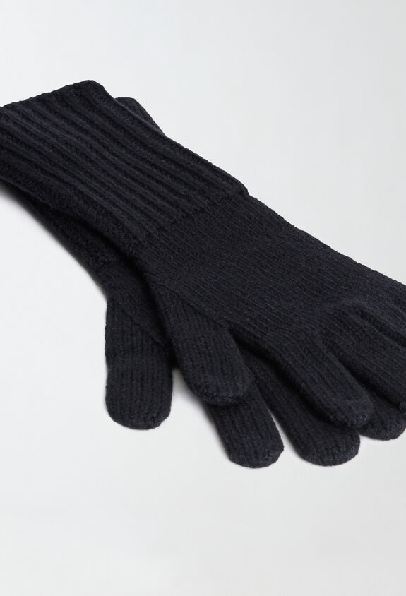 Fabiana Filippi PLATINUM SHORT GLOVES BLACK SAD224A927N1280000