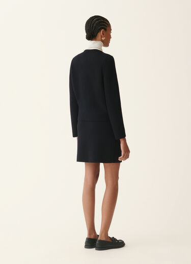 Merino wool cardigan, midnight blue Fabiana Filippi Merino wool cardigan, midnight blue Midnight blue GCD216F166D4620000